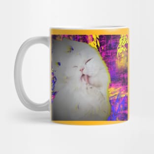 Psychedelic Cat Mug